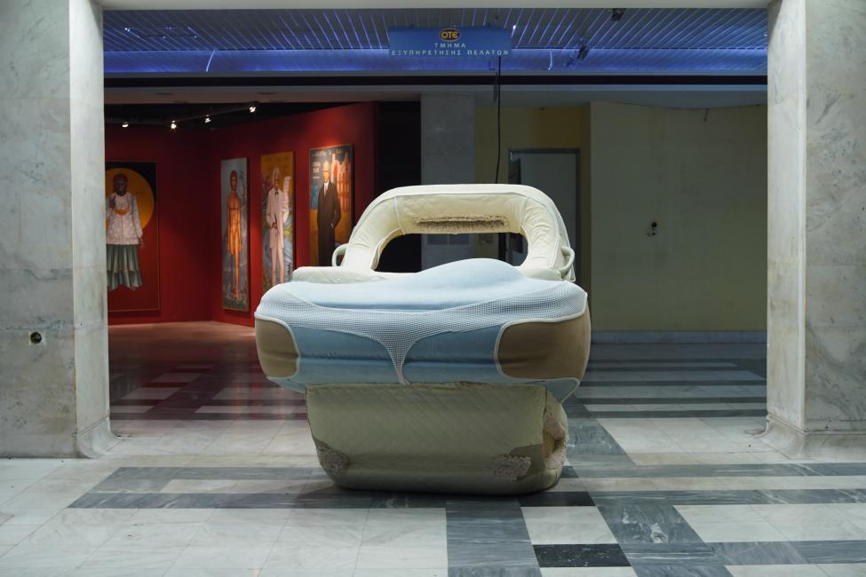 Anna Uddenberg, Dom Depot, 2018, installation view, 6th Athens Biennale 2018 ANTI, photo by Nysos Vasilopoulos